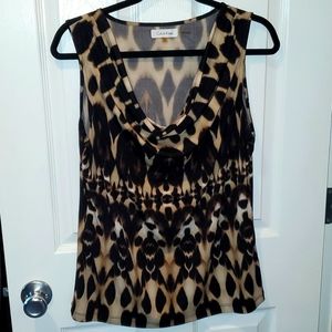 Calvin Klein scoop neck blouse